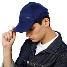 Бейсболка спорт. PUMA 02126907, 100% полиэстер, темно-синий