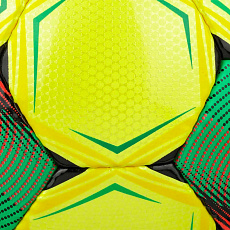 Мяч футзал. SELECT Futsal Mimas V26, 1053471007, р.4,FIFA Basic, 32п, ПУ, руч.сш, желто-зелено-черн.