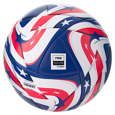 Мяч футб. ADIDAS FCWC Competition JM4742, р.5, 20 пан, FIFA Quality Pro, ПУ,термосш, бело-сине-красн