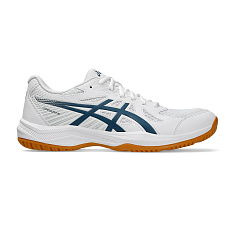 Кроссовки волейбольные мужские ASICS Upcourt 6 1071A104 100, р.12 (рос.45), бело-синий