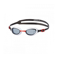 Очки для плав. SPEEDO Aquapure, 8-090028912A, ДЫМЧАТЫЕ линзы, сменн. переносица, белая оправа
