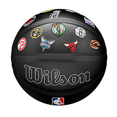 Мяч баск. WILSON NBA All Team Premiere Ball, WZ4028601XB р.7, PU, бутил. камера, черный