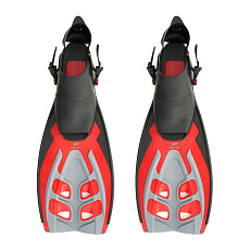 Ласты для плав. Salvas Tonic Dive, BA190LXR1STS,TPR и Technoflex, р. L/XL, красный