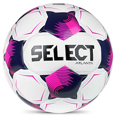 Мяч футб. SELECT Atlanta v26, 0575971011, р.5, FIFA Basic, облегч, 32п,ТПУ, гибрид.сш, бел-роз-черн.