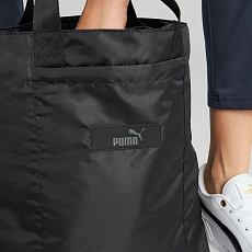 Сумка шоппер PUMA Core Pop Shopper, 07985701, полиэстер, черный