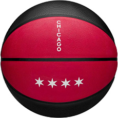Мяч баскетбольный Wilson NBA Team City Edition Chicago Bulls, WZ4024205XB, размер 7