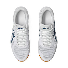 Кроссовки волейбольные мужские ASICS Upcourt 6 1071A104 100, р.12 (рос.45), бело-синий