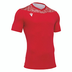 Футболка спортивная унисекс MACRON Nash, 50760201-RD-3XL, р.3XL, 100% полиэстер, красный