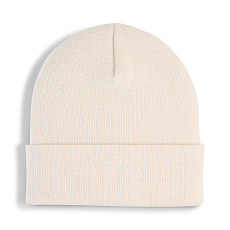 Шапка PUMA Metal Cat HighCrownBeanie, 02640404, акрил, молочный