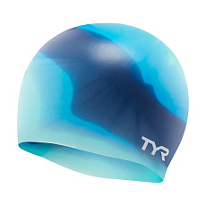 Шапочка для плав. TYR Multi Silicone Cap, LCSM-977, СИНИЙ, силикон