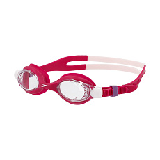 Очки для плав. детск. SPEEDO SKOOGLES Jr, 8-7500645003-C17CF, ПРОЗРАЧНЫЕ линзы, красная оправа