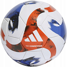 Мяч футб. ADIDAS Tiro Competition HT2426, р.4, 32 пан., ПУ, термосшивка, бело-синий