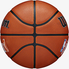 Мяч баск. WILSON JR.NBA Authentic Outdoor, WZ3011801XB7, р.7 резина, бутил. камера, коричневый
