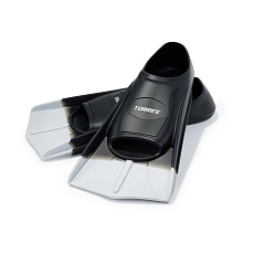 Ласты для бассейна TORRES F01, SWF012407BK, р. EU 45-47 (XXL), черно-серый