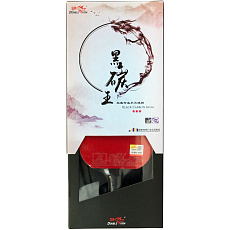 Ракетка для н/т DOUBLE FISH Black Carbon King Racket 3***, для професс.,ITTF Appr.,накл.2,1,мм