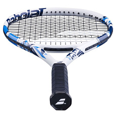 Ракетка б/т BABOLAT Evoke Team Gr1, 121245, для любит., графит,со струнами, бело-синий