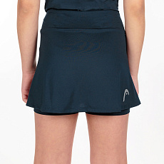 Юбка-шорты тренир. жен. HEAD Club Basic Skort W 814399-NV-XL, р.XL, 92%полиэстер,8% эластан,т-синий