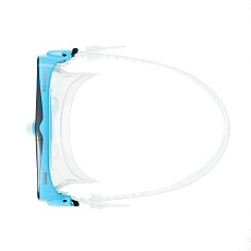 Маска для плав. Salvas Geo Md Mask, CA140S1QYSTH, закален.стекло, силикон, р. Medium, голубой