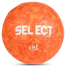 Мяч ганд. SELECT Mundo V26, 1660847107, Lille (р.0), EHF, мат.ПУ, гибрид.сш, оранжевый