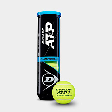 Мяч теннисный Dunlop ATP Championship 4B, 601333, уп.4ш, одобр. ITF, нат.резина,фетр.