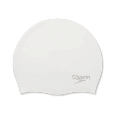 Шапочка для плав. SPEEDO Molded Silicone Cap, 8-7098417614, БЕЛЫЙ, силикон