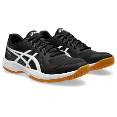 Кроссовки волейбольные мужские ASICS Upcourt 6 1071A104 001, р.12 (рос.45), черно-белый