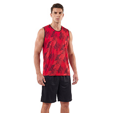 Форма баскетб. игровая TORRES Pro, B-1033-04-3XL, р.3XL, 100% полиэстер, красно-черный