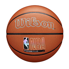 Мяч баск. WILSON NBA Forge Plus, WZ2016801XB7, р.7, PU, бутиловая камера, коричневый
