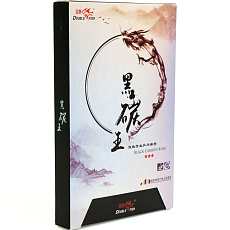 Ракетка для н/т DOUBLE FISH Black Carbon King Racket 3***, для професс.,ITTF Appr.,накл.2,1,мм