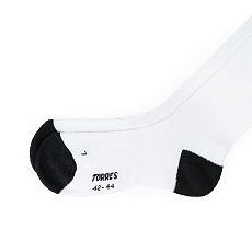 Гетры футб.TORRES Sport Team, FS1108-01-35-38, р.35-38, БЕЛ, хлопок, полиэстер, эластан