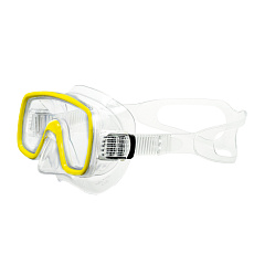 Маска для плав. Salvas Domino Sr Mask, CA150C1TGSTH, закален.стекло, Silflex, р.Senior, желтый