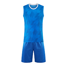 Форма баскетб. игровая TORRES Pro, B-1033-06-M, р.M, 100% полиэстер, васильковый
