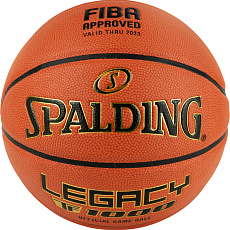 Мяч баск. SPALDING TF-1000 Legacy 76963z, р.7, FIBA, ZK-композит(микрофибра),нейл.корд, кор-чер-зол