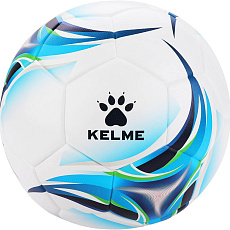 Мяч футб. KELME Vortex 18.2, 8301QU5021-113, р.5, 32 панели, ПУ, термосшивка, бело-синий