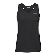 Майка женская HEAD Club Tank Top 814429-BK-L, размер L, черный
