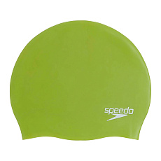 Шапочка для плав. SPEEDO Plain Molded Silicone Cap, 8-70984G760, ЗЕЛЕНЫЙ, силикон