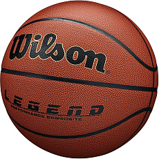 Мяч баск. WILSON Legend Comp, WTB0915XB, р.5, синт.кожа (композит), бутил. камера, коричневый