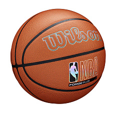 Мяч баск. WILSON NBA Forge Plus, WZ2016801XB7, р.7, PU, бутиловая камера, коричневый