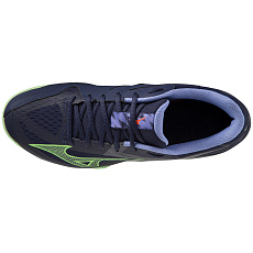 Кроссовки волейб. муж. MIZUNO Thunder Blade Z V1GA237011,р.UK8,5 (рос.41,5),иск.кожа,текстиль,т.син
