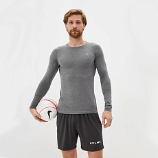 Футболка с длинным рукавом KELME Tech fit, 3891113-222-M, р.M, серый