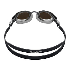 Очки для плав. SPEEDO Mariner Pro Mirror, 8-00237314554, ЗЕРКАЛЬНЫЕ линзы, серая оправа
