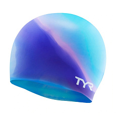 Шапочка для плав. TYR Multi Silicone Cap, LCSM-545, СИНЕ-ГОЛУБОЙ, силикон