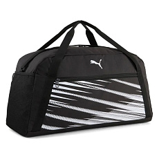 Сумка спортивная PUMA Attacanto Sports Bag M, 09163001, полиэстер, черно-белый