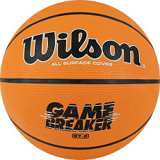 Мяч баскетбольный WILSON GAMEBREAKER BSKT OR, WTB0050XB5, размер 5