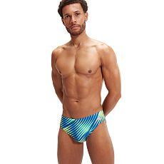 Плавки SPEEDO Allover Digital, 8-00382516761-6761, р.32 российский размер 48, полиэстер, ПБТ, сине-зеленый