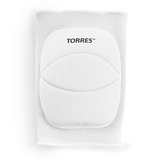 Наколенники спортивные TORRES Classic, белый, р.M, PRL11016M-01, нейлон, ПУ