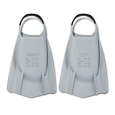 Ласты для бассейна профессиональные TORRES F03, SWF032404GR, р.EU 44-45 (XL), серо-черный