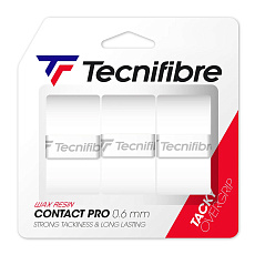 Овергрип Tecnifibre Pro Contact Blanc, 52ATPCONWH, упак. по 3 шт, 0.6 мм, 110см, белый
