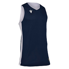 СЦ*Майка баскетбольная муж. MACRON Propane, 40280701-BL-4XL, р.4XL, 100% полиэстер, темно-синий