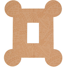 Тейп динамический PosturePals Box tape, PP-Box-T, преднарезка, 5 шт. в уп., телесный